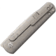 Kizer Cutlery Feist Framelock Folding Knife, 2.75in Stonewash Cpm S35Vn SS Drop Point, Gray Matte Finish Titanium Handle, Pocket Clip, Designed By Justin Lundquist, Camo Nylon Case, KI3499