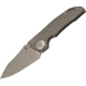 Kizer Cutlery GPB1 Framelock Folding Knife,3.75in,S35VN Steel,Standard Edge,Stonewash,Gray,Titanium Handle KI4473