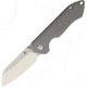 Kizer Cutlery Guru Framelock Folding Knife,3in,S35VN Steel,Standard Edge w/ Thumb Stud,Satin,Gray Titanium Handle KI3504A2