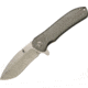 Kizer Cutlery Hustler Titanium Framelock Folding Knife,3.625in,Gray,Titanium Handle KI5464A1