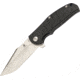 Kizer Cutlery Intrepid Linerlock Black Folding Knife,3.5in,Black,G10 Handle KIV4468A1