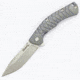Kizer Cutlery Ki4443TI1 Folding Knife,Blue Titanium,Satin Drop Point KI4443TI2