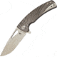 Kizer Cutlery Kyre Framelock Folding Knife,3.5in,S35VN Steel,Standard Edge,Satin,Titanium Handle KI4484A1