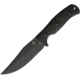 Kizer Cutlery Little River Bowie Knife, 8.75in Closed, 4.25in Black 1095Hc Steel Clip Point Blade, Black G10 Handle, Black Kydex Sheath, KI1029