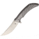 Kizer Cutlery Nomad Framelock Folding Knife,4in,S35VN Steel,Standard Edge,Satin,Titanium Handle KI4482