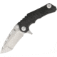 Kizer Cutlery Perock Framelock Folding Knife,3.5in,S35VN Steel,Standard Edge,Tanto,Stonewash,Titanium Handle KI4485