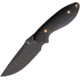 Kizer Cutlery Sequoia Fixed Blade Knife, 7.88in Overall, 3.63in Black 1095Hc Steel Blade, Black G10 Handle, Black Kydex Belt Sheath, Black, 1022A1