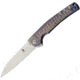 Kizer Cutlery Splinter Framelock Folding Knife,3.375in,Gray,Aluminum Handle KI3457A2