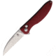 Kizer Cutlery Sway Back Button Lock Red