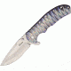 Kizer Cutlery Titanium Framelock Purple Fold Knife, SS drop point fine edge blade, Purple handle KI5401A2