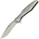 Kizer Cutlery Trifecta Framelock Dragon Folding Knife,3.875in,CPM-S35VN Steel,Standard Edge,Stonewash,Titanium Handle KI5462A2
