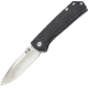 Kizer Cutlery V3 Vigor Linerlock Black Folding Knife,3in,Standard Edge,Satin,Black,G10 Handle KIV3403A1