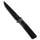 Kizer Kizer Area Eight Fixed Blade Knife Black/Green G-10 4.2" Black PVD, Black/Green, AEB-L, adult, BHQ-228726