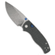 Kizer Kizer Cutlery Glaux Button Liner Lock Knife Black Micarta 3" Satin, Black, 14C28N, adult, BHQ-232246
