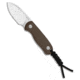Kizer Kizer Drop Bear Drop Point Fixed Blade Knife Ultrex Micarta 2.6" Satin 1094A2, Brown, 14C28N, adult, BHQ-223359
