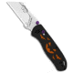 Kizer Cutlery Drop Bear Utility Folding Knife, 2.74in, Stainless Steel, Blade, G-10, Black/Orange Handle, Black/Orange/Silver, 6.70 inch, BHQ-220283