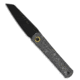 Kizer Kizer Feist 3 Frame Lock Knife Matte DLC Ti &amp; Carbon Fiber 2.75" Matte DLC, Black, CPM S90V, adult, BHQ-233813