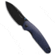 Kizer Kizer Meteora Liner Lock Knife Blue Canyon Richlite 3.2" Black PVD V3730A3, Blue, Nitro-V, adult, BHQ-218466