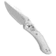 Kizer Kizer Mini Mystic Clutch Lock Knife Acrylic + Aluminum 3.2" Satin V3636A1, Gray, Nitro-V, adult, BHQ-211228