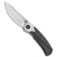 Kizer Kizer Pioneer Liner Lock Knife Aluminum/Black Micarta 3.2" Satin ZX-FK03A6, Black/Gray, Nitro-V, adult, BHQ-216214