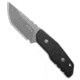 Kizer Kizer Quartz Fixed Blade Knife Black G-10 3.10" Stonewash, Black, AEB-L, adult, BHQ-220796