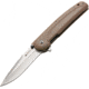 Kizlyar Biker-Z V3 Folding Knife,3.625in,Satin D2 Steel Blade,Contoured 3D Textured Tan G-10 Handle KK0133