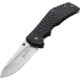 Kizlyar Bloke X Folding Knife,3.875in,Satin D2 Steel Standard Edge Wide Blade,Textured Black G-10 Handle KK0150