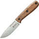 Kizlyar Colada Bohler Knife, 8.5in Overall, 4in Satin Blade, Walnut Handle, Bohler K340 SS Blade, Black Leather Sheath, KK0115
