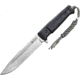 Kizlyar Delta Tactical Echelon Fixed Blade Knife,6in,Satin D2 Steel Broad Tip Blade,Black Kraton Handle KK0209