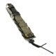 Kizlyar Delta Tactical Echelon Fixed Blade Knife,6in,Satin D2 Steel Broad Tip Blade,Black Kraton Handle KK0209