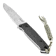 Kizlyar Delta Tactical Echelon Fixed Blade Knife,6in,Satin D2 Steel Broad Tip Blade,Black Kraton Handle KK0209