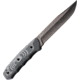 Kizlyar Enzo Fixed Blade Knife,5.25in,Black Titanium D2 Steel Blade,Ergonomic 3D Black/Gray Micarta Handle KK0070
