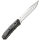 Kizlyar Enzo Fixed Blade Knife,5.25in,Satin D2 Steel Blade,Ergonomic 3D Black/Gray Micarta Handle KK0069