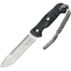 Kizlyar Maximus Sleipner G10 Knife, 10.75in Overall, 5.75in Satin Drop Point, Black Grooved G10 Handle, Sleipner Steel Blade, Camo Nylon Sheath, KK0035