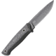 Kizlyar Santi Fixed Blade Knife,3.5in,D2 Steel Drop Point Blade,Ergonomic Black/Gray Micarta Handle KK0048