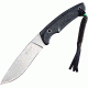 Kizlyar Savage Fixed Blade Knife,5.25in,Stainless Kukri Style Blade,3-D Textured Black G-10 Handle KK0029