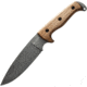 Kizlyar Shark Fixed Blade PGK Walnut Knife, 6.5 stonewash finish PGK steel blade, Walnut handle, KK0101
