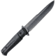 Kizlyar Trident Tactical Fixed Blade Knife,6in,Black Titanium D2 Steel Blade,Black Kraton Handle KK0215