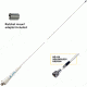 KJM VHF Antenna, 3ft Stainless Steel, New Condition KJM-A430-VSS