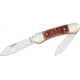 Klaas Canoe Red Bone Knife, 3 1/8in. Closed KC6217RD