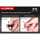 Klarus FL1A Multicolor Waterproof LED Flashlight,Black,65 Lumens KLARUS-FL1A