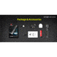Klarus ST15R Night Guardian Rechargeable LED Flashlight, Black, ST15R
