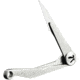 Klarus S1 Ti-Scal Titanium Folding Knife, Medical-Grade Titanium, Nano Slim-X Change Blade, Silver, S1-TI-SCAL