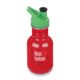 Klean Kanteen Kid Classic W/ Kid Sport Cap 3, 12oz, Mnrl Red, Mineral Red, 18/8 Stainless Steel, Polyprop, KK-44066