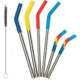 Klean Kanteen Straw Combo - 6 Pack, Multi-Color/Brushed Stainless, 1009506