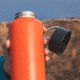 Klean Kanteen Wide Loop Cap For Wide Bottles, Black/Brushed Stainless, 1009503