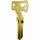 Klecker Knives &amp; Tools Klax Key W/ 1/4'' Hex Bit Drvr Brass