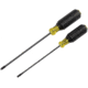 Klein Tools 3/16 Cabinet and #2 Phillips Screwdriver Set, Cushion-Grip, 2Piece, Black/Yellow, 85742