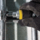 Klein Tools 6in1 Multi-Bit Ratcheting Screwdriver, Stubby, Ph, Sl, Sq, Nut Bits, Black/Yellow, 32594