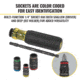 Klein Tools 7in1 Impact Flip Socket w/Handle, 32900